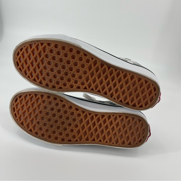 Vans Old Skool Checkerboard Suede Grey Canvas Iconic Size 4 Skater Surfer Casual - Picture 3 of 6